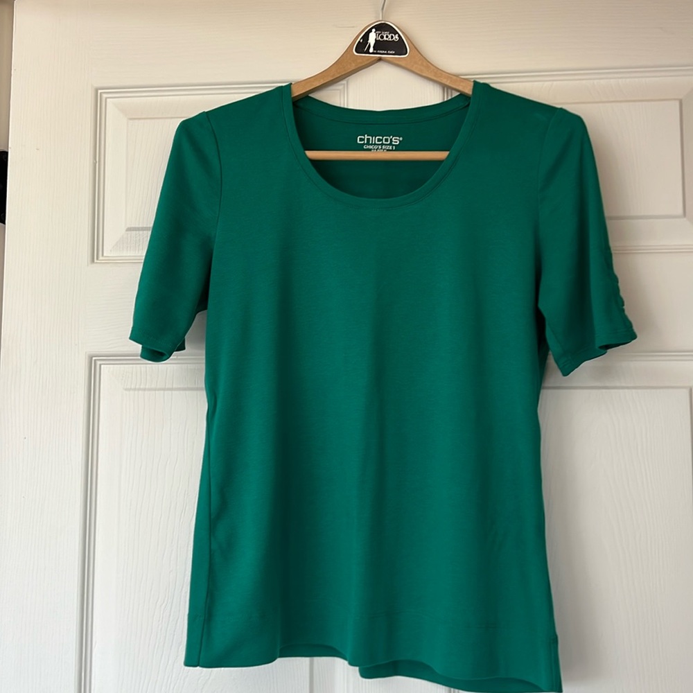 Chicos Green cotton Tee